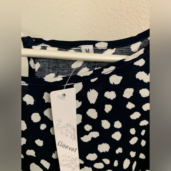 NWT Animal Print Ruffle Longsleeve Dress - Picture 5 of 8